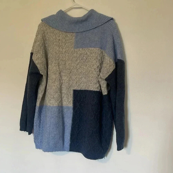 Westbound color block quarter zip wool sweater - Picture 7 of 7